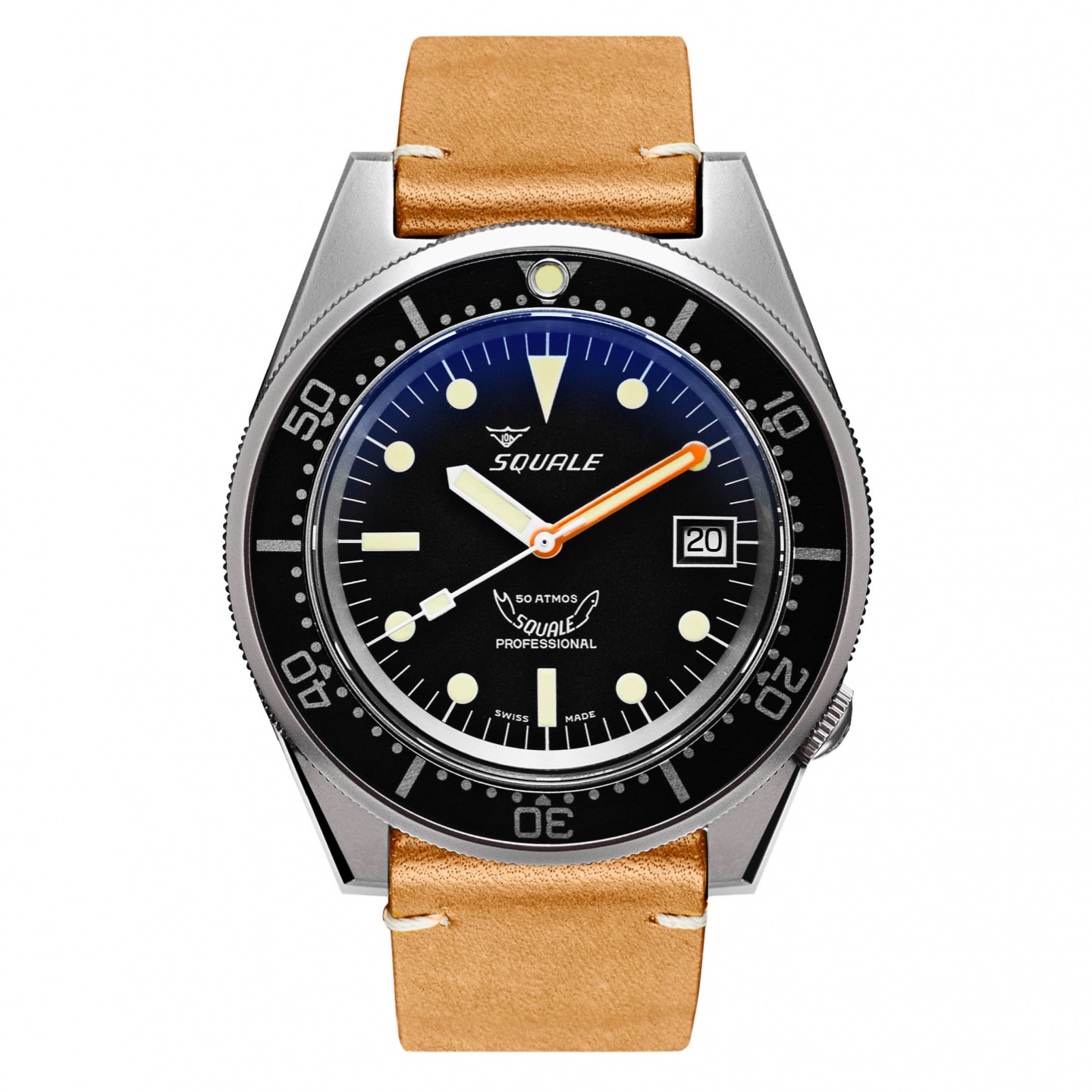 Squale 1521 Black Blasted Leather Squale 1521 Black Blasted Leather